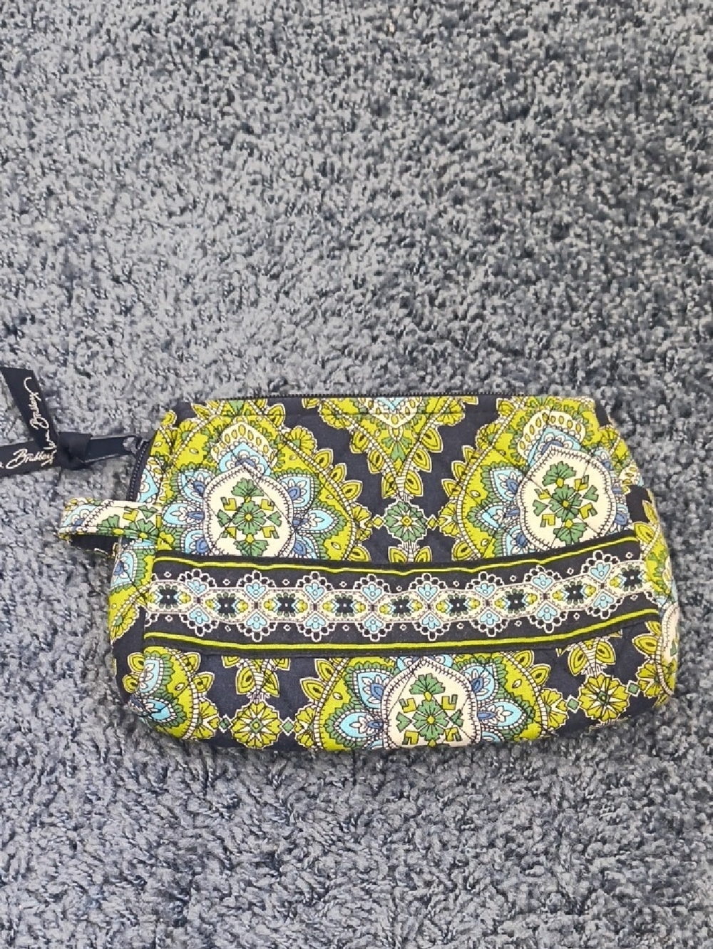 Vera Bradley Quilted Floral Medallion Cosmetic Pouch